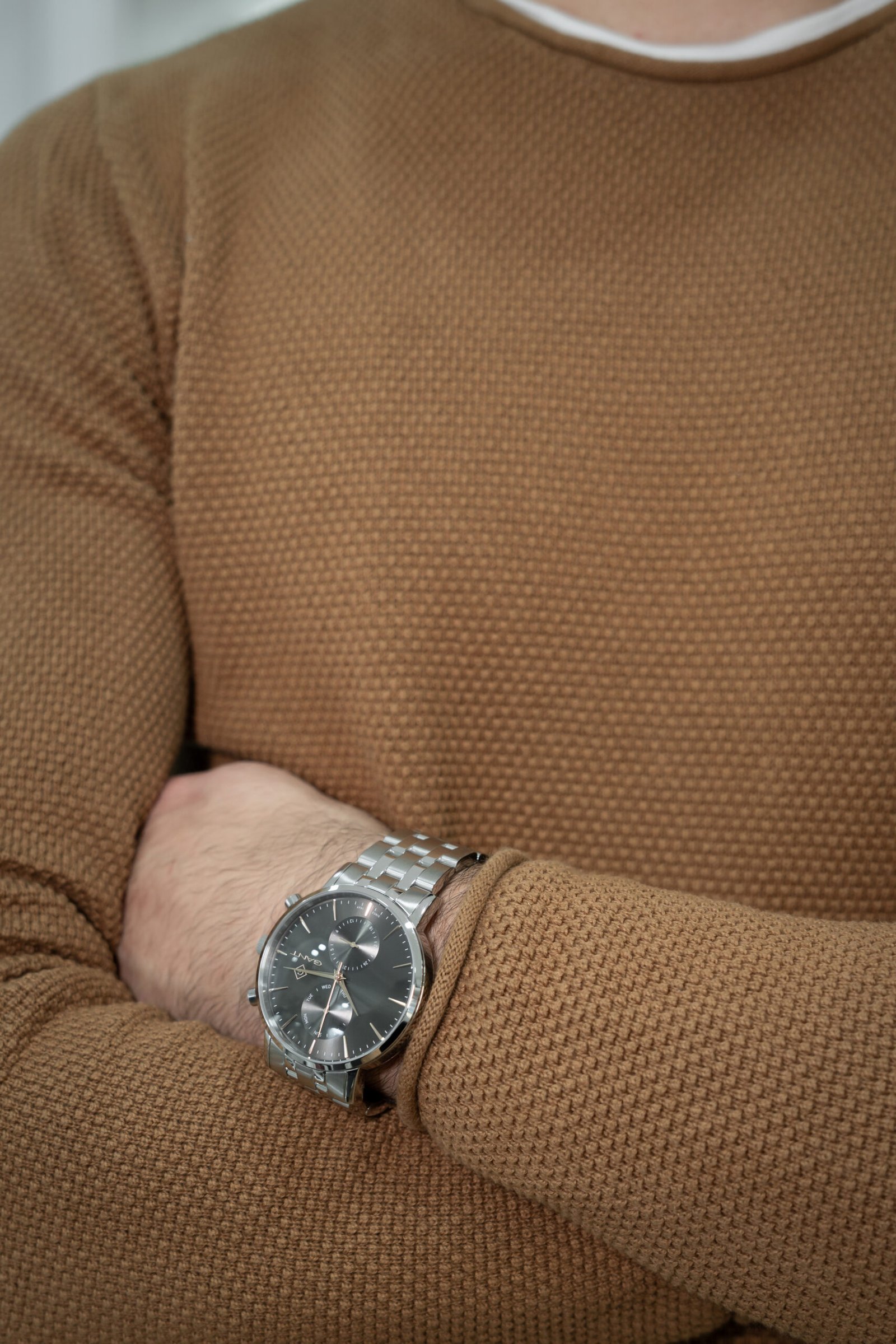 relógio gant park hill day date ii grey relógio gant park hill day date ii grey