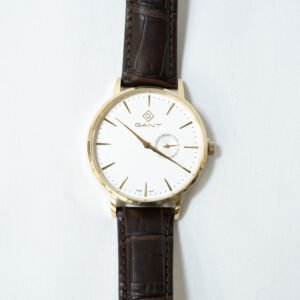 relógio gant park hill iii ipg white strap