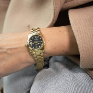 relógio gant everett mini ipg denim