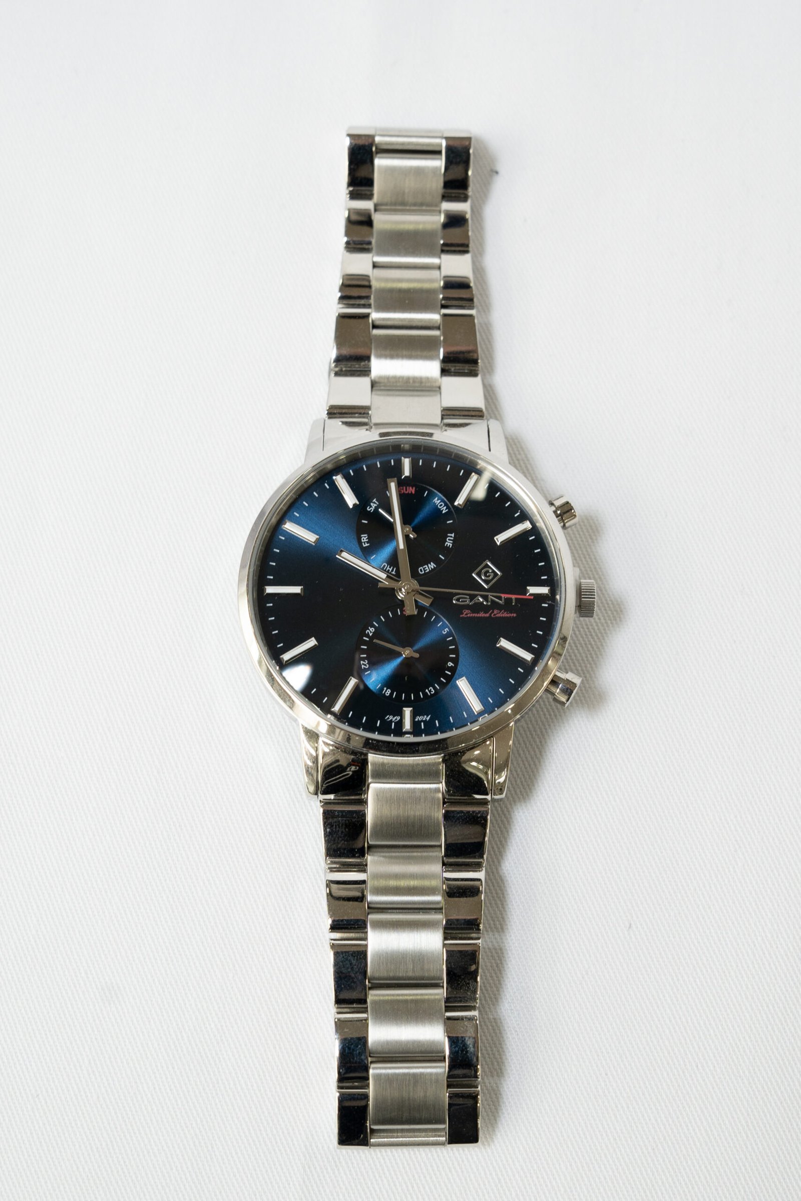 relógio gant park hill day date blue relógio gant park hill day date blue