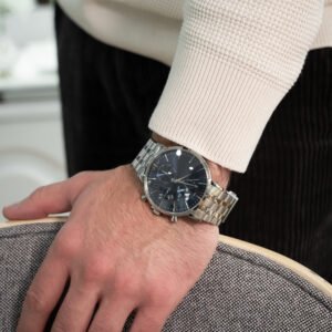 relógio gant park hill day date ii blue