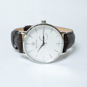relógio gant park hill iii white strap