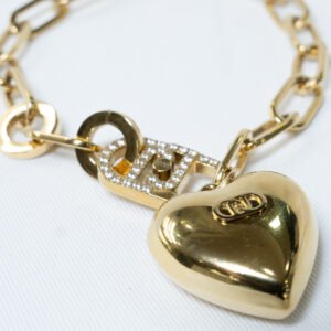 pulseira golden heart
